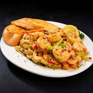 Spicy Shrimp Fettucine