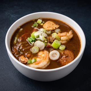 Crazy Cajun Gumbo (Chicken, Sausage, Shrimp)